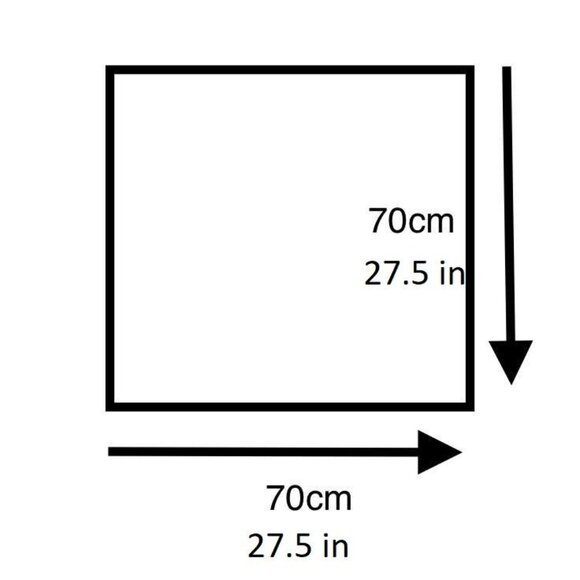 ✨Elegant Bandana Square Scarf Silky Blue Flowers Garden Versatile Shawl Wrap New - Picture 4 of 4